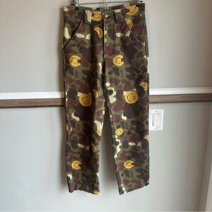 NWOT The Market Smiley 100% Cotton In Hiding Camo Work Pants​
